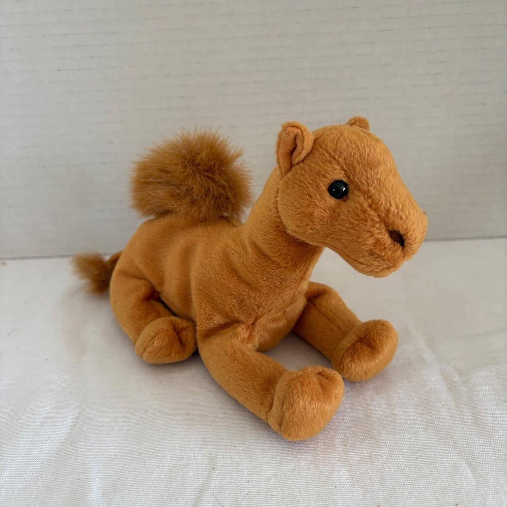 Ty Beanie Babies Niles the Camel Tan Plush Stuffed Animal 2000 Retired 7 inch